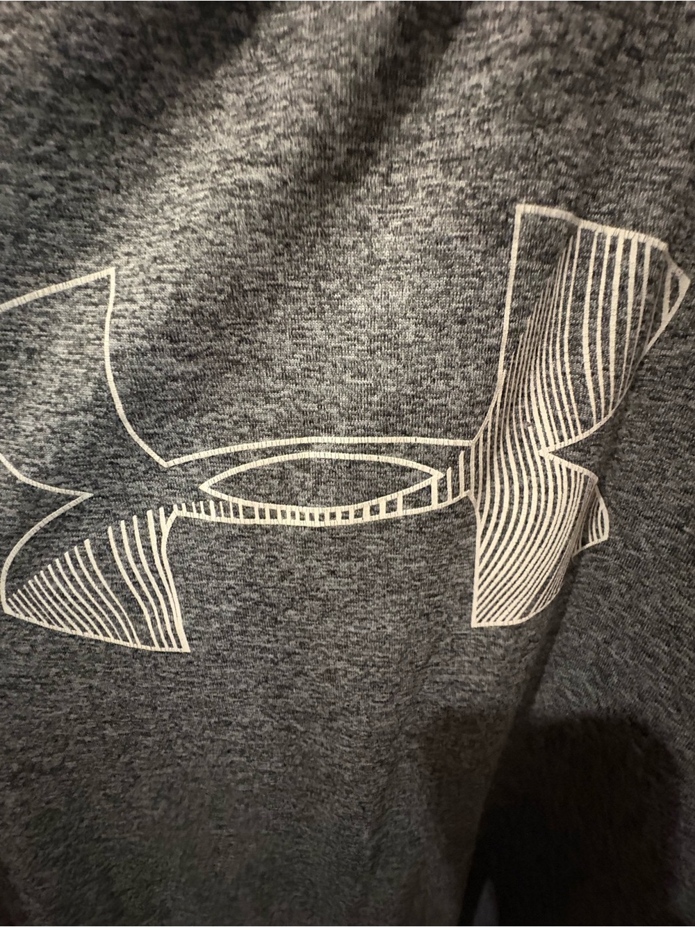 Under Armour Gray Tank Top with White Logo